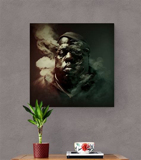 Notoriuos B I G Digital Painting Biggie Smalls Art Etsy