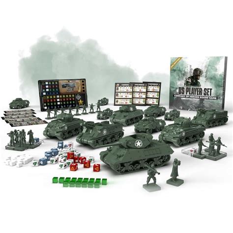 2nd Edition Company Of Heroes Board Game By Bad Crow Games Us Faction