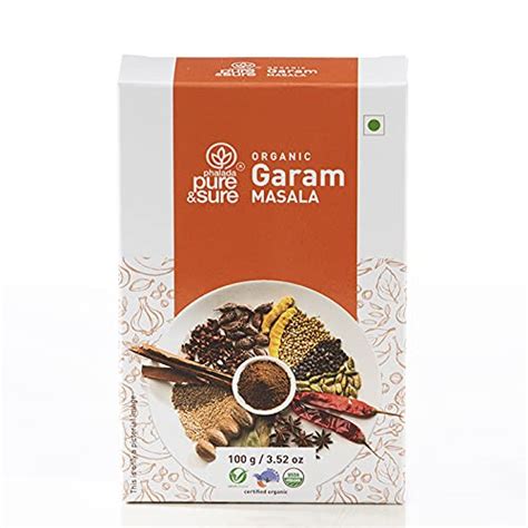 Amazon Pure Sure Organic Garam Masala 100 Organic Indian