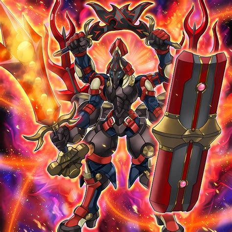 D D D Flame High King Genghis Yu Gi Oh Arc V Image