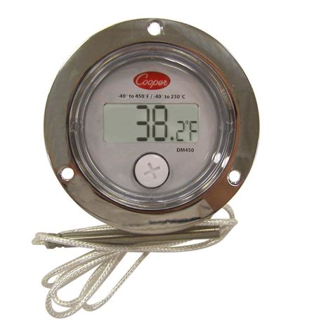 Bulk Digital Panel Thermometer 2 Front Flange 40 450 F Cooper Atkins Dm450 0 3 22 Digital