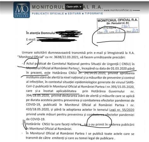 Acuze Hot R Rile Cnsu Din Pandemie Nu Au Fost Publicate N Monitorul Oficial Ordinea Ro