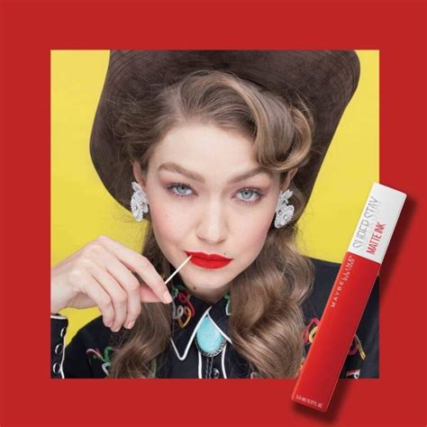 「the Campaign」gigi Hadid X Maybelline New York Superstay Matte Ink City