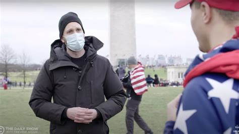 Jordan Klepper Shares Footage Of Trump Supporter Tripping Cameraman At Capitol