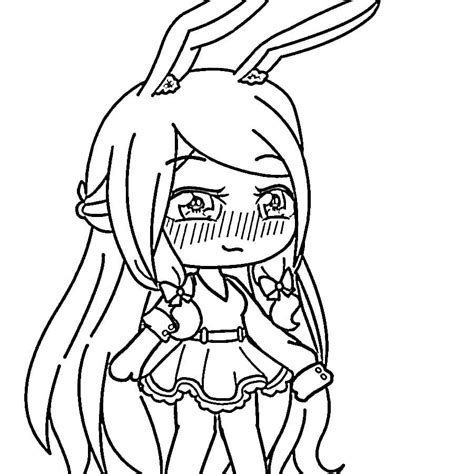 Раскраски Гача Лайф - распечатать бесплатно - В мире сказки!