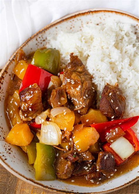 Sweet And Sour Pork With Pineapple