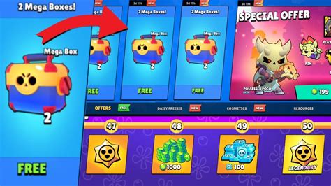 BRAWL STARS NEW UPDATE FREE MEGABOXES HUGE BRAWL PASSES