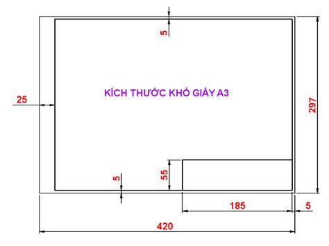 Cách Tính Kích Thước Vẽ Khung Tên A4 đơn Giản Và Tiết Kiệm Thời Gian