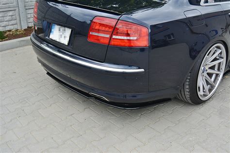 Rear Splitter Audi A W D Without Vertical Bars Gloss Black Our