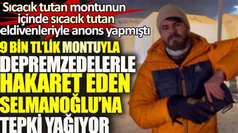 Depremzedelere hakaret eden Tuğrul Selmanoğlu na tepki yağıyor