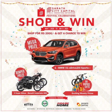 Shop and Win at Sarath City Capital Mall | Events in Andhra Pradesh ...