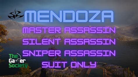 HITMAN 3 MENDOZA MASTER ASSASSIN SILENT SNIPER ASSASSIN SUIT ONLY