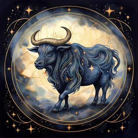 Premium Photo Zodiac Sign Of The Zodiac Taurus Generative Ai