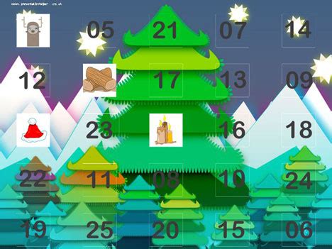 Online Advent Calendar Template