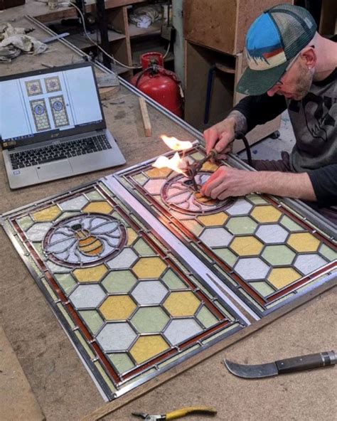 Jan Czugalinski On Instagram An Internal Stained Glass Door Project I