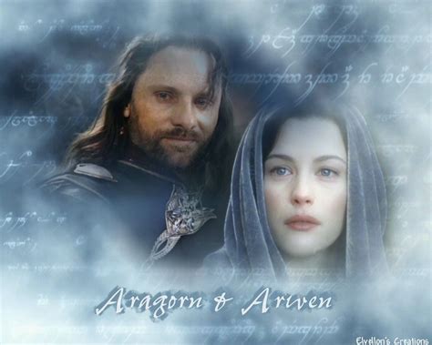 Lord Of The Rings Wallpaper Aragorn And Arwen Aragorn And Arwen Lord Of The Rings Aragorn