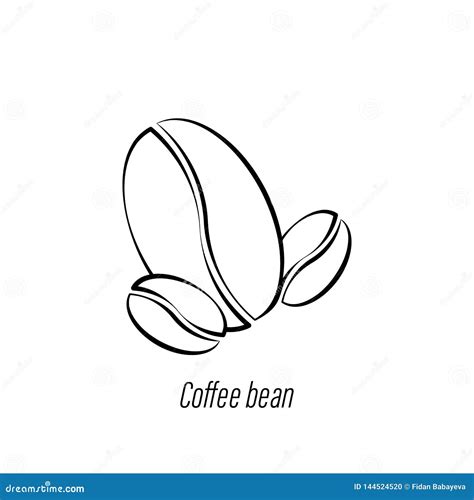 Coffee Bean Drawing