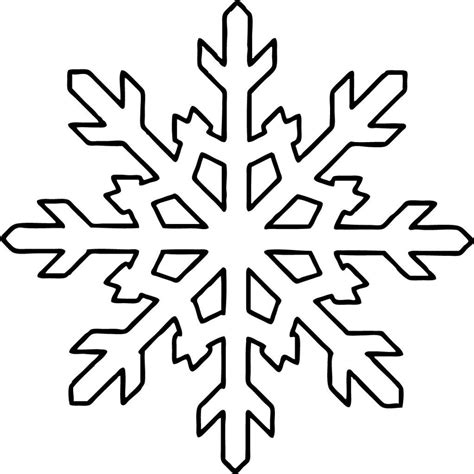 Free Printable Snowflake Coloring Pages For Kids | Snowflake coloring pages, Free christmas ...