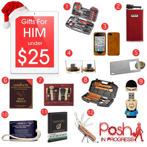 Christmas Gifts for Men Under $25 - Posh in Progress