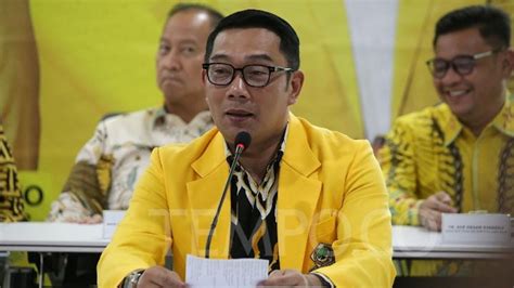 Golkar Tunjuk Ridwan Kamil Sebagai Ketua Tim Pemenangan Prabowo Gibran