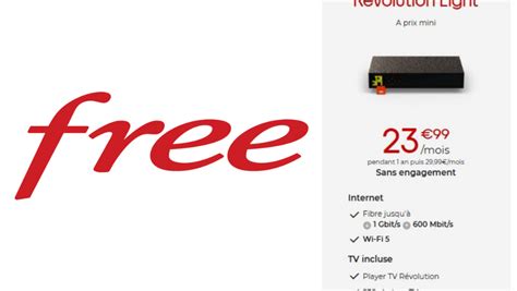 Bon Plan La Freebox Révolution Light Est à 2399€ Par Mois Pendant Un An Les Numériques