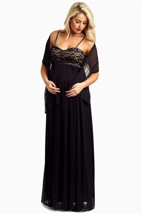 An Elegant Maternity Formal Evening Gown For Special Occasion Show Up