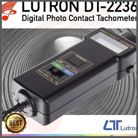 0 1 RPM Mild Steel DT 2236 Lutron Digital Tachometer For Laboratory At