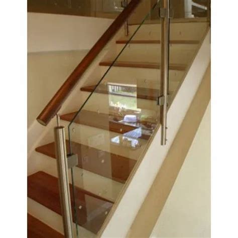 Stainless Steel Stair Railings With Glass Glass Designs