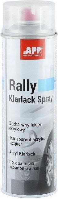 App Lakier Bezbarwny Rally Color Spray Ml Opinie I Ceny Na Ceneo Pl