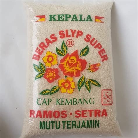 Jual Beras Pulen Ramos Setra Cap Kembang Kg Shopee Indonesia