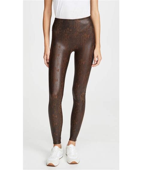 Spanx（スパンクス）の「spanx Faux Leather Snakeskin Leggings（レギンススパッツ）」 Wear