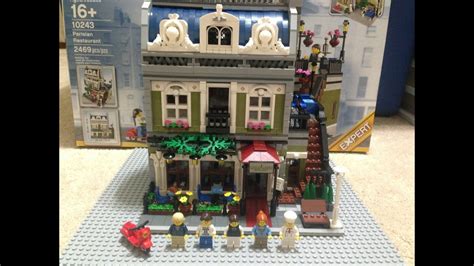 Lego Creator Parisian Restaurant Step By Step Build YouTube