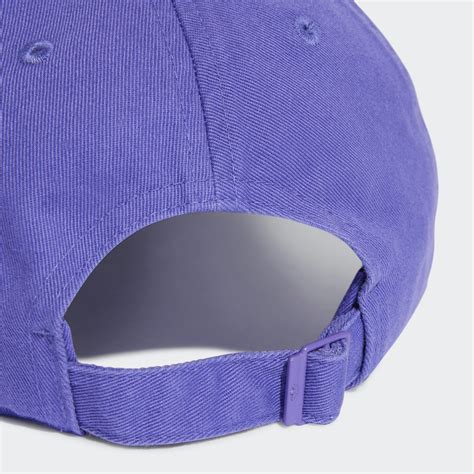 Adidas Adicolor Classics Trefoil Stonewashed Baseball Cap Purple