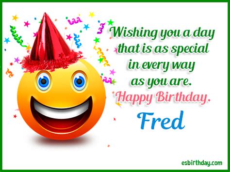 Happy Birthday Fred