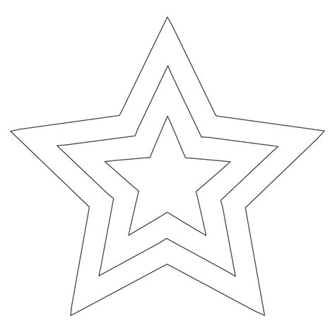 Printable Star Stencil