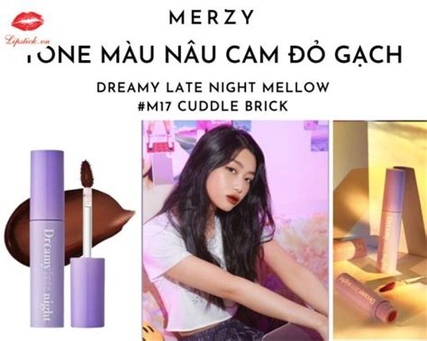 Review Son Merzy M Cuddle Brick Màu Cam Đỏ Gạch Hot Nhất