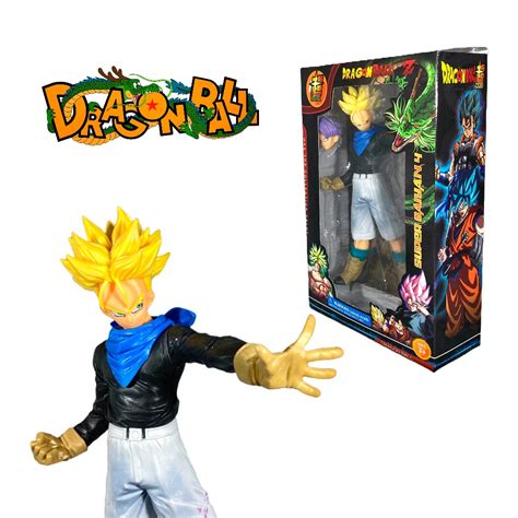 Boneco Trunks Dragon Ball c/ 2 faces e base 18 cm Action Figure ...