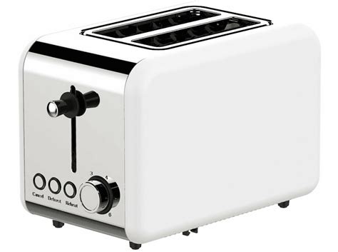 SCHÄFER Retro 2 Toaster Weiß 850 Watt Schlitze 2 MediaMarkt