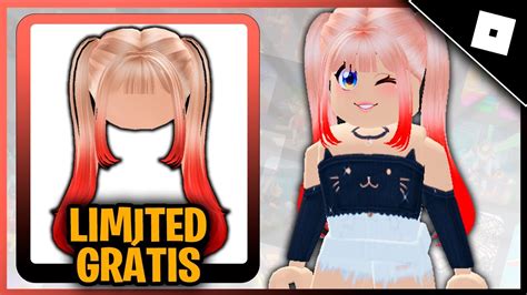 Como Pegar Item Cabelo De Anime Feminino Gr Tis Limited No Roblox Em