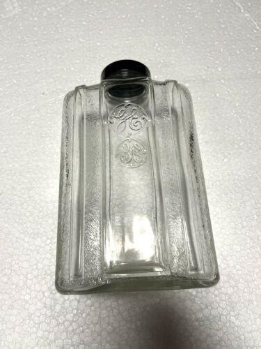 Vintage General Electric Glass Refrigerator Water Bottle Juice Uncommon Version 3925994936