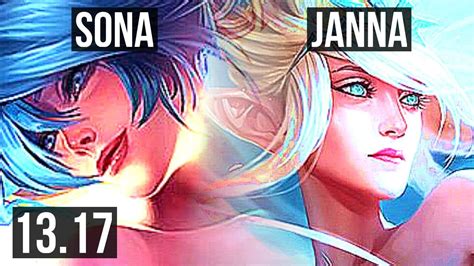 SONA Jinx Vs JANNA Ez SUP 3 0 12 3 5M Mastery 1100 Games