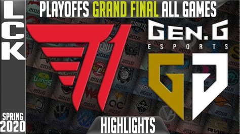 T1 Vs GEN Highlights ALL GAMES LCK Spring 2020 Playoffs GRAND FINAL