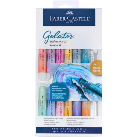 Faber Castell Gelatos Color Sets Iridescents Ii 20360464 Hsn