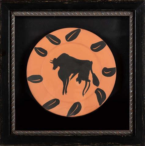 Pablo Picasso Pablo Picasso Taureau Marli Aux Feuilles Bull Rim With Leaves For Sale At