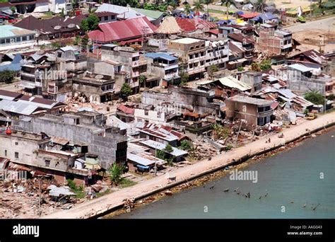 The Nias Earthquake Struck March And Destroyed Of The Town