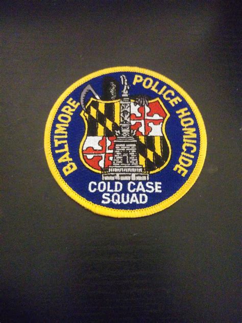 Homicide/Cold Case Units - Bob's Patches