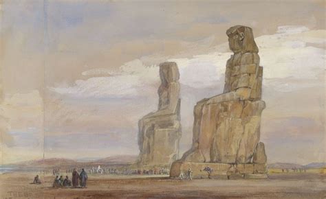 Oswald Walters Brierly Thebes Colossi Of Memnon In 2024 Thebes