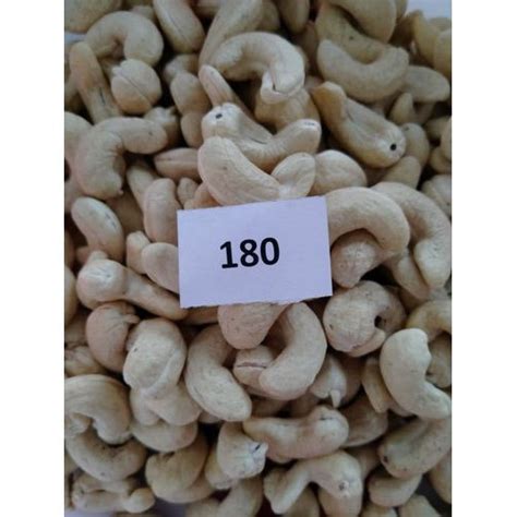 Raw W180 Cashew Nut Packaging Type Tin Packaging Size 10 Kg At Rs