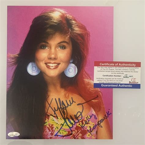 Tiffani Amber Thiessen Signed 8x10 Photo Kelly Kapowski Etsy