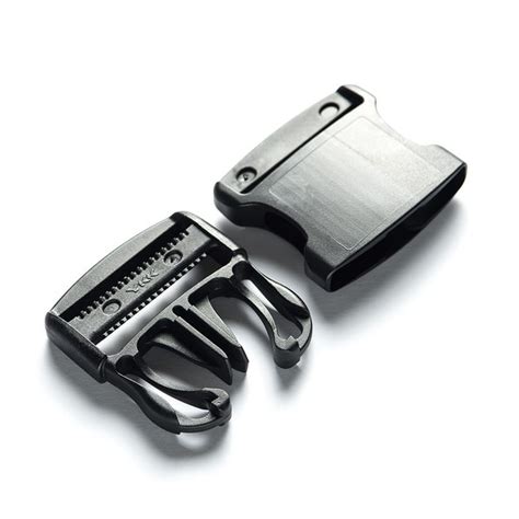 2 Inch YKK Flat Side Release Plastic Buckle Pair